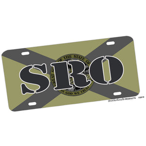 Florida State Flag SRO Subdued Design Aluminum License Plate